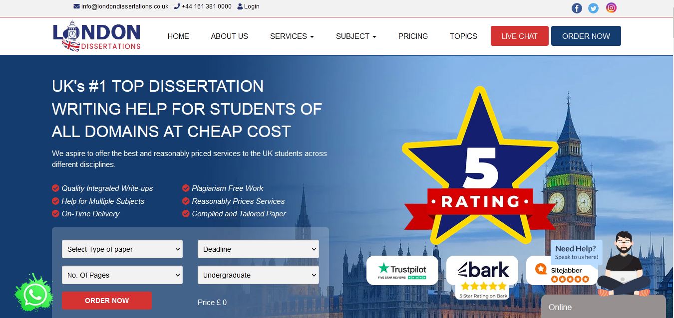 Londondissertations.co.uk Reviews